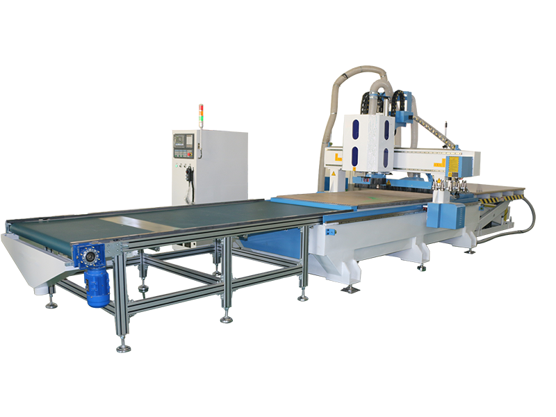 Furniture Production line with drilling head