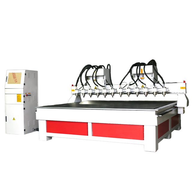 Wood Sculpture Carving Cnc Router Machine With 12 spindles