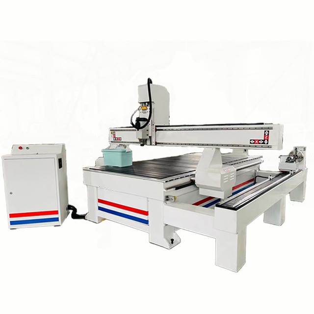 4 Axis 1325 Wood Relief CNC Engraving Machine with Inside